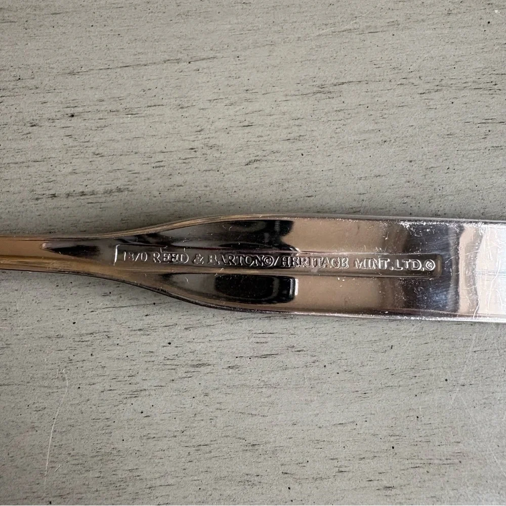 Reed & Barton HERITAGE MINT Stainless Flatware Silverware Spoon - Lot of 3